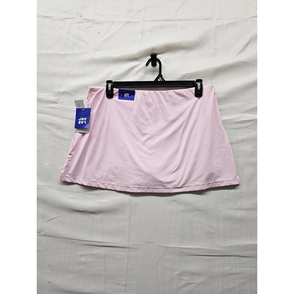 JoyLab Womens Mid Rise Skort Pink Nylon Blend Athletic Size XL